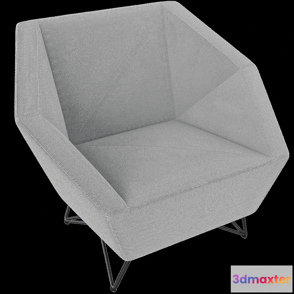 1610880 - Prostoria - Armchair 3angle 3D Max