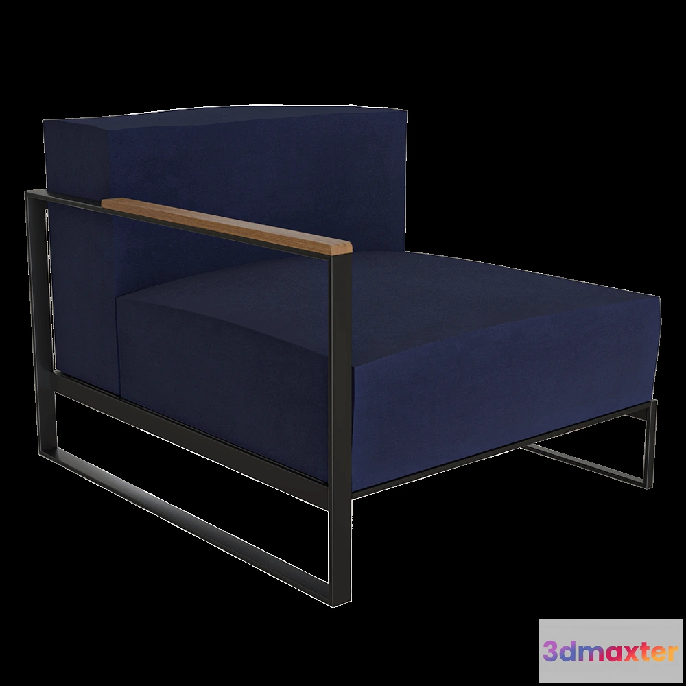 1610920 - Röshults - Armchair Garden Moore Left  2 3D Max