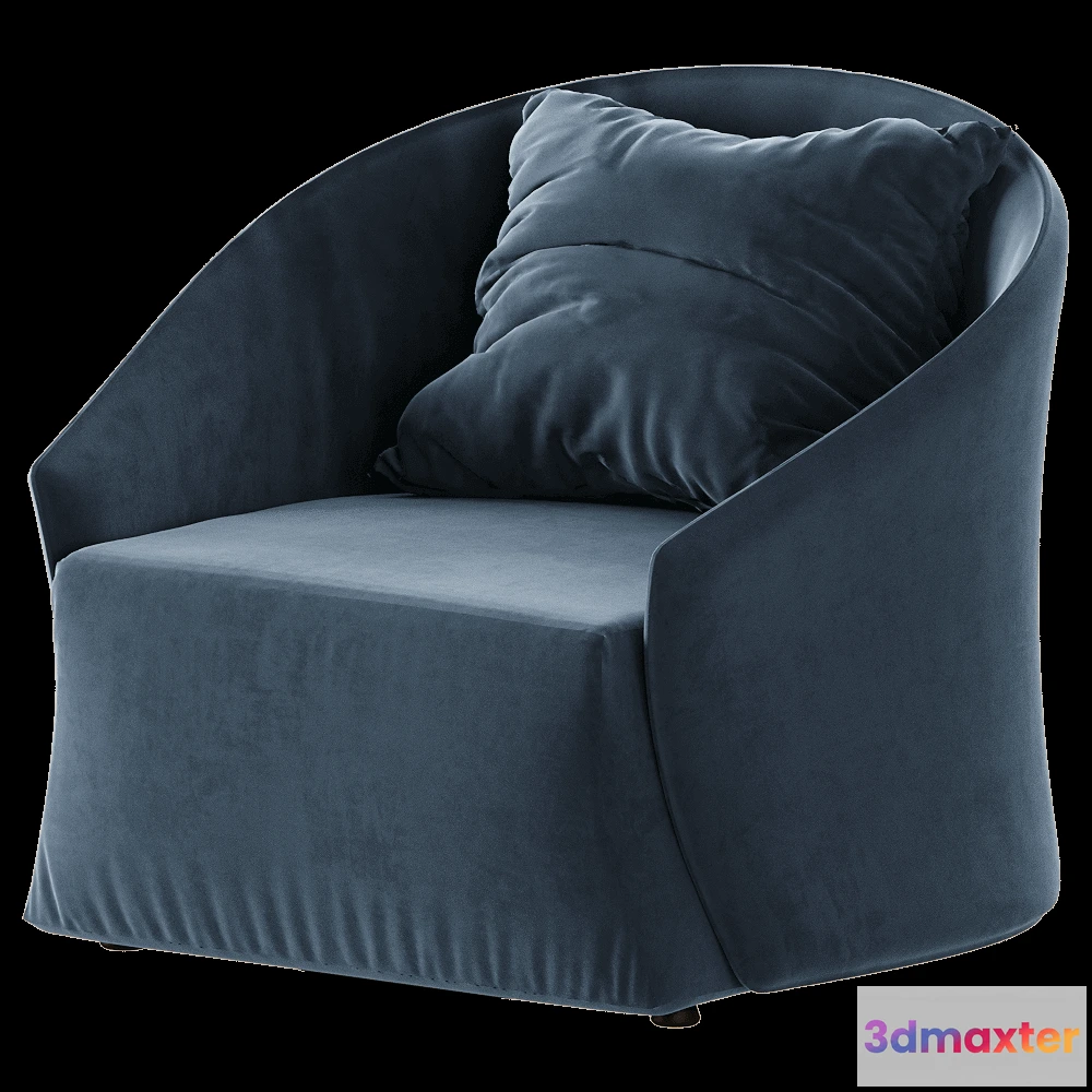 1610932 - Saba  - Armchair Bustier 3D Max