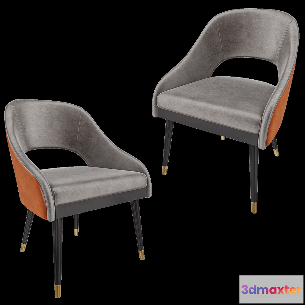 1611018 - SCAPPINI HOME  - Chair EMBRACE 3D Max