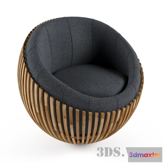 1613020 - furniture - ROUND CHAIR 3D Max