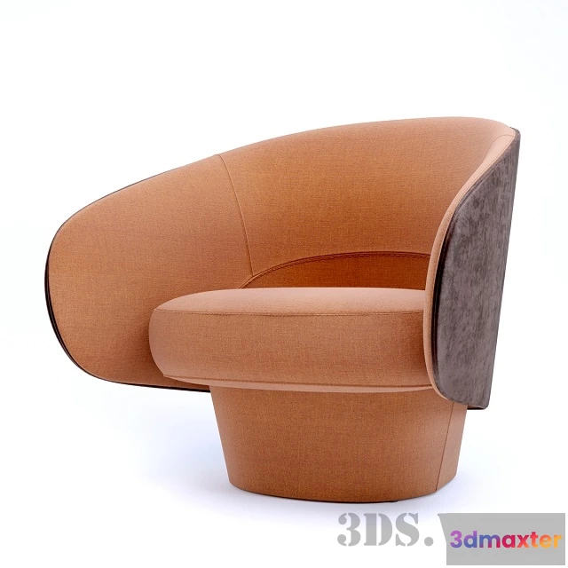 1613232 - furniture - Small armchair ROC 3D Max