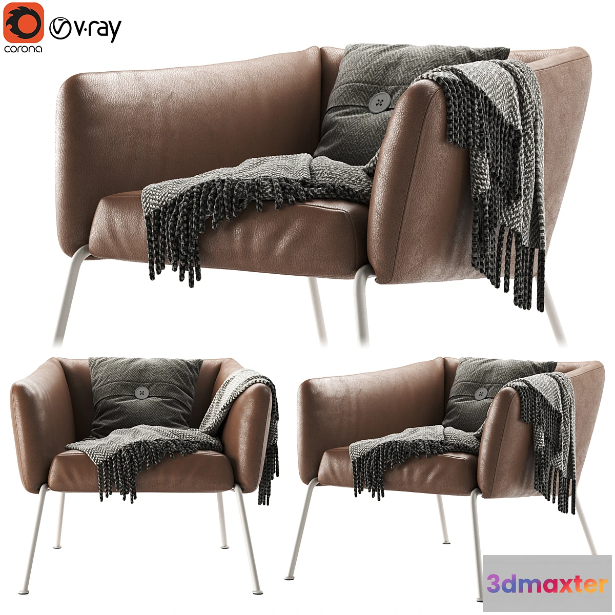 551855 - Nikos Low Armchair