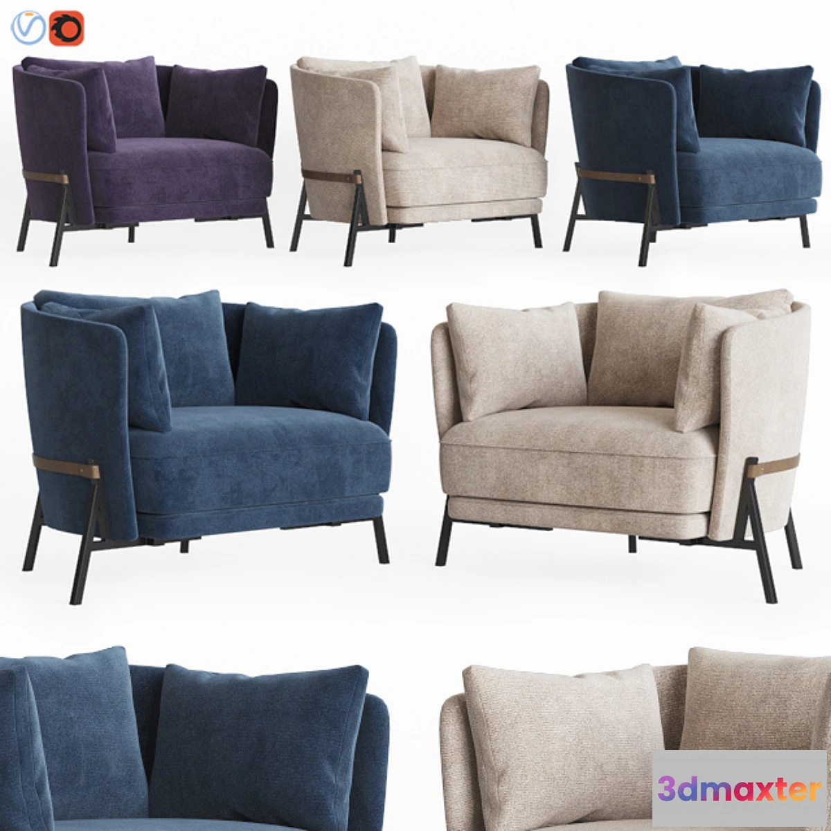 552027 - Cradle armchair arflex