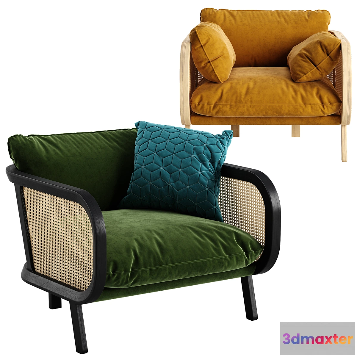 552039 - Buzzi cane chair