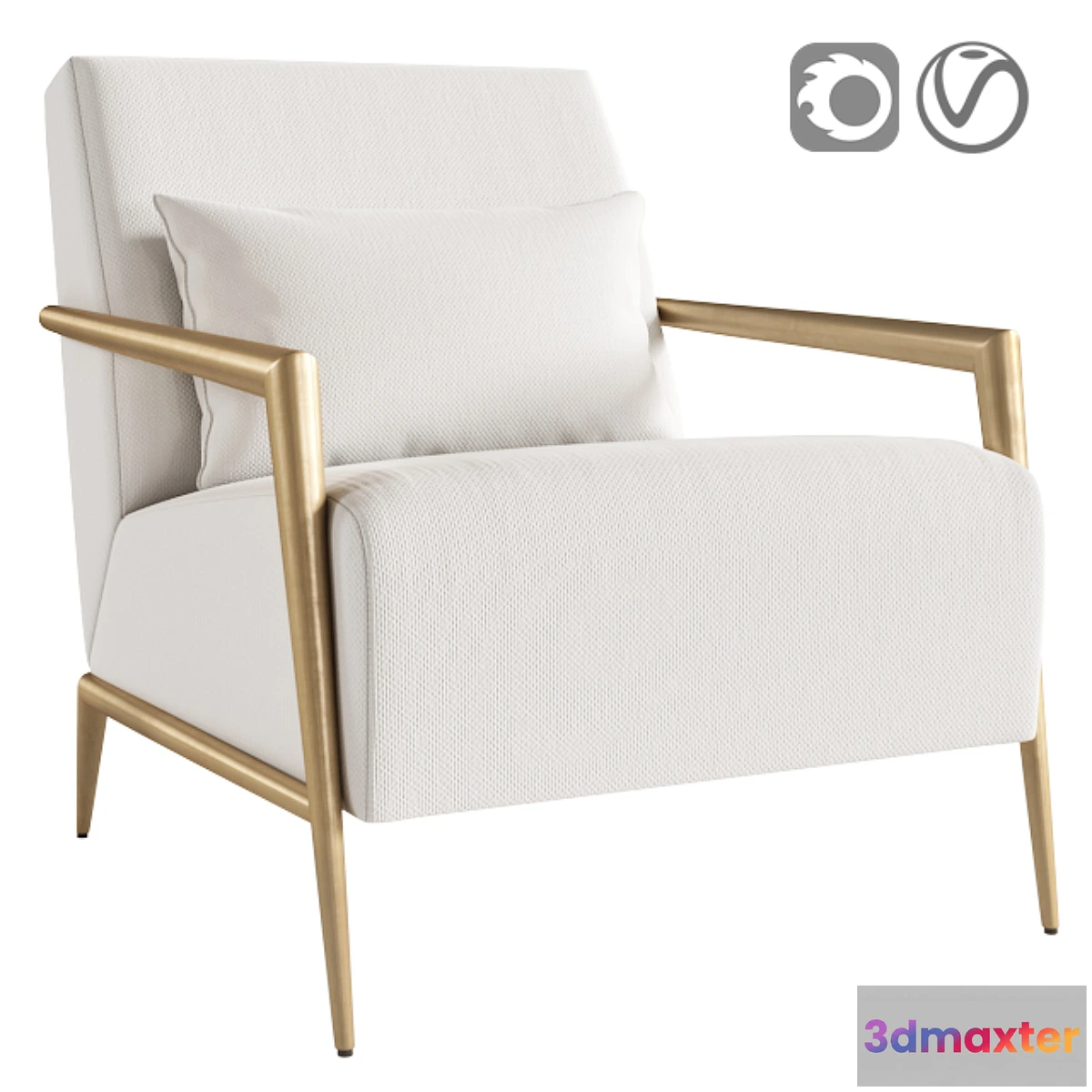 552263 - Baker Enzo Lounge Chair