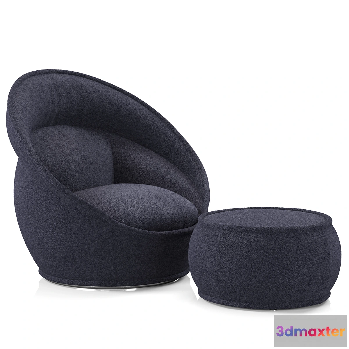 552403 - Roche Bobois Coiffe Pivoting Armchair 1