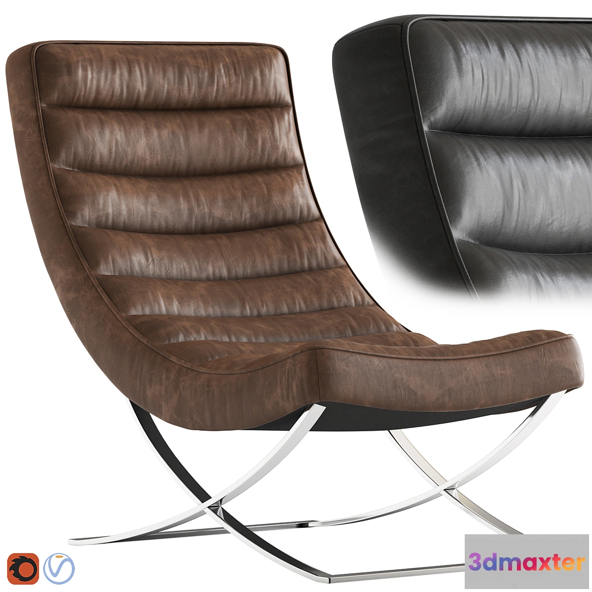 552527 - Cult Furniture Denton Lounge Chair