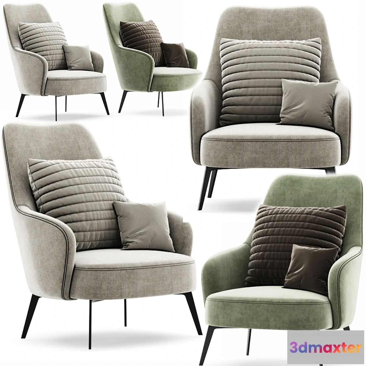 552661 - Ivory Armchair