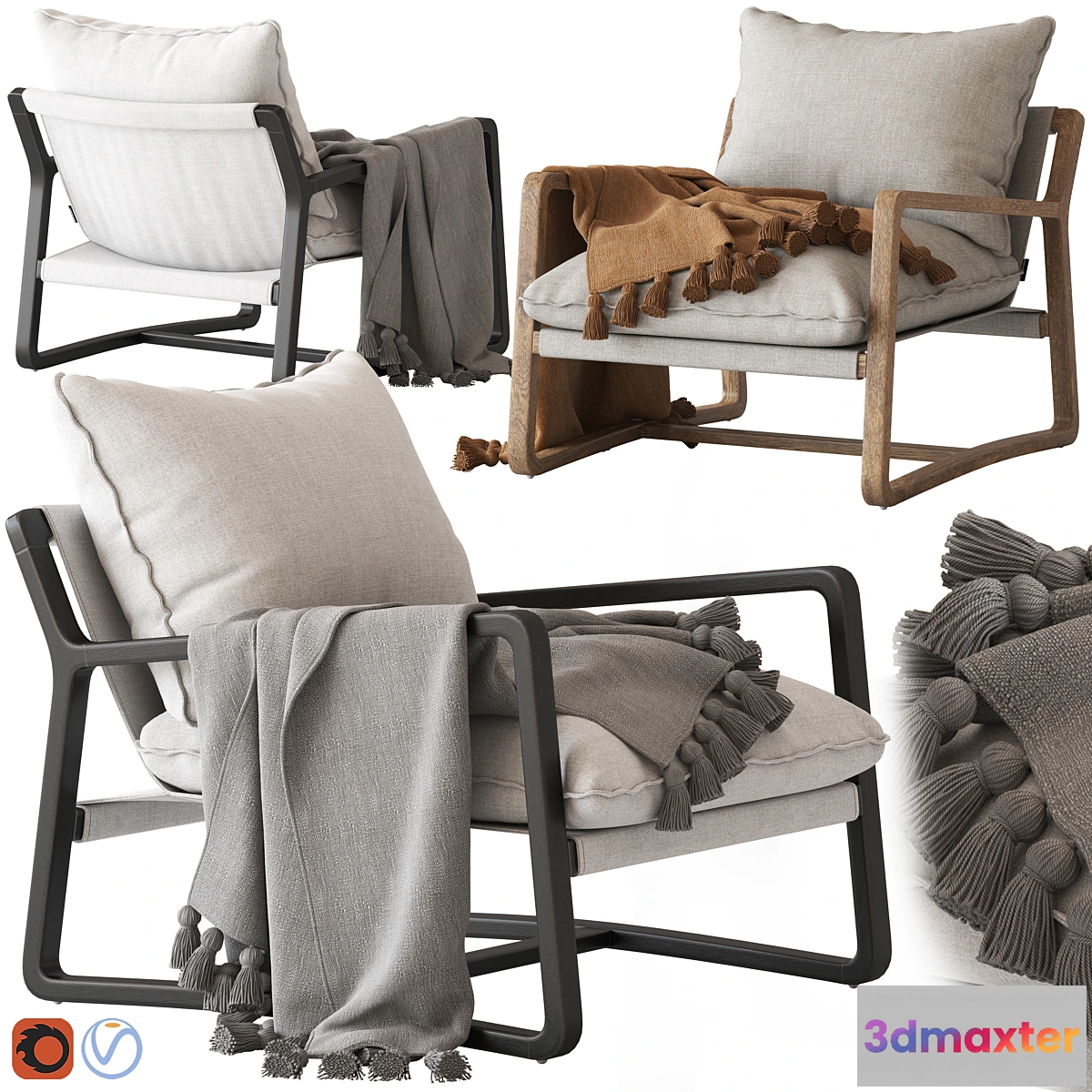 552911 - Coco Republic Bungalow Chair