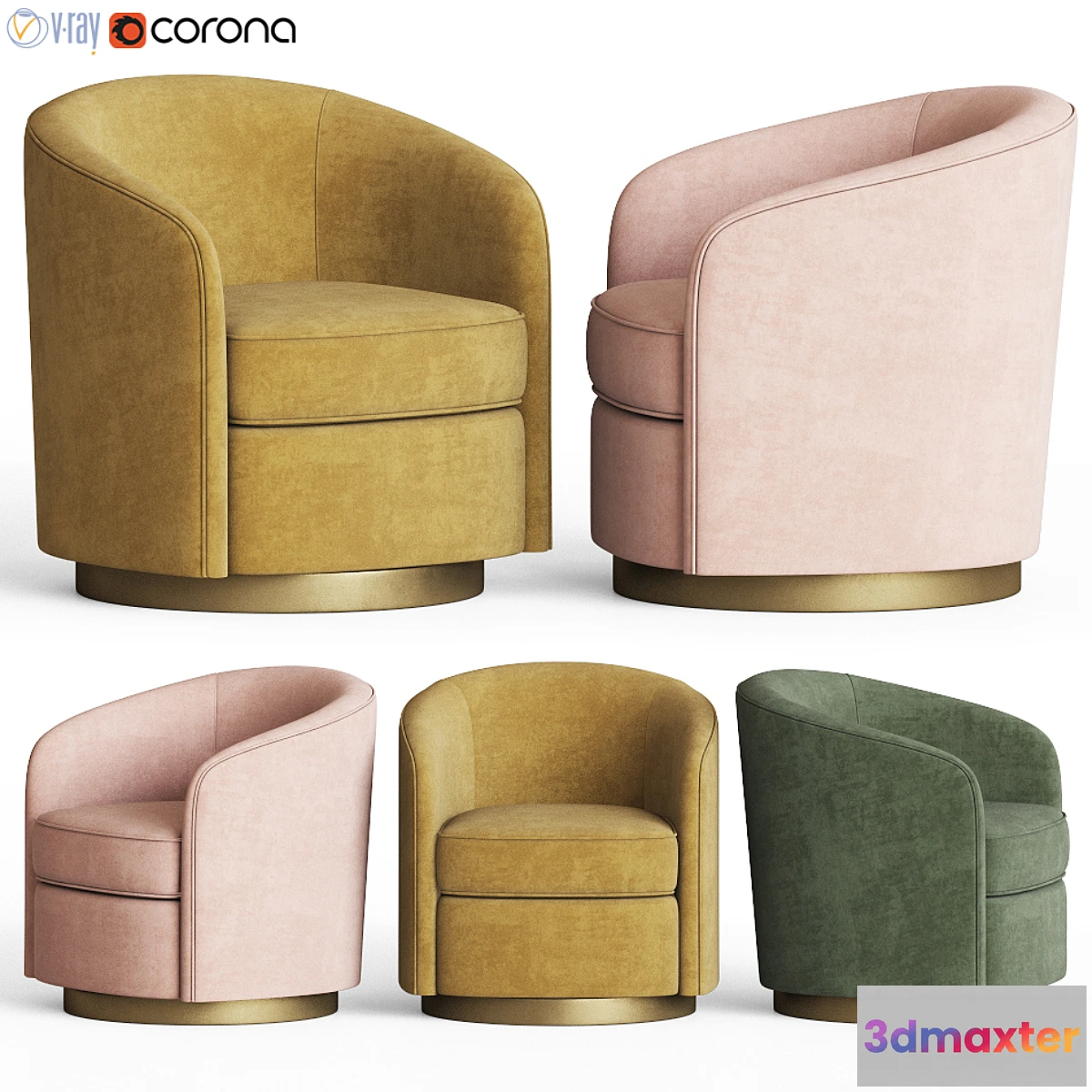 552933 - Swivel Armchair Notremonde