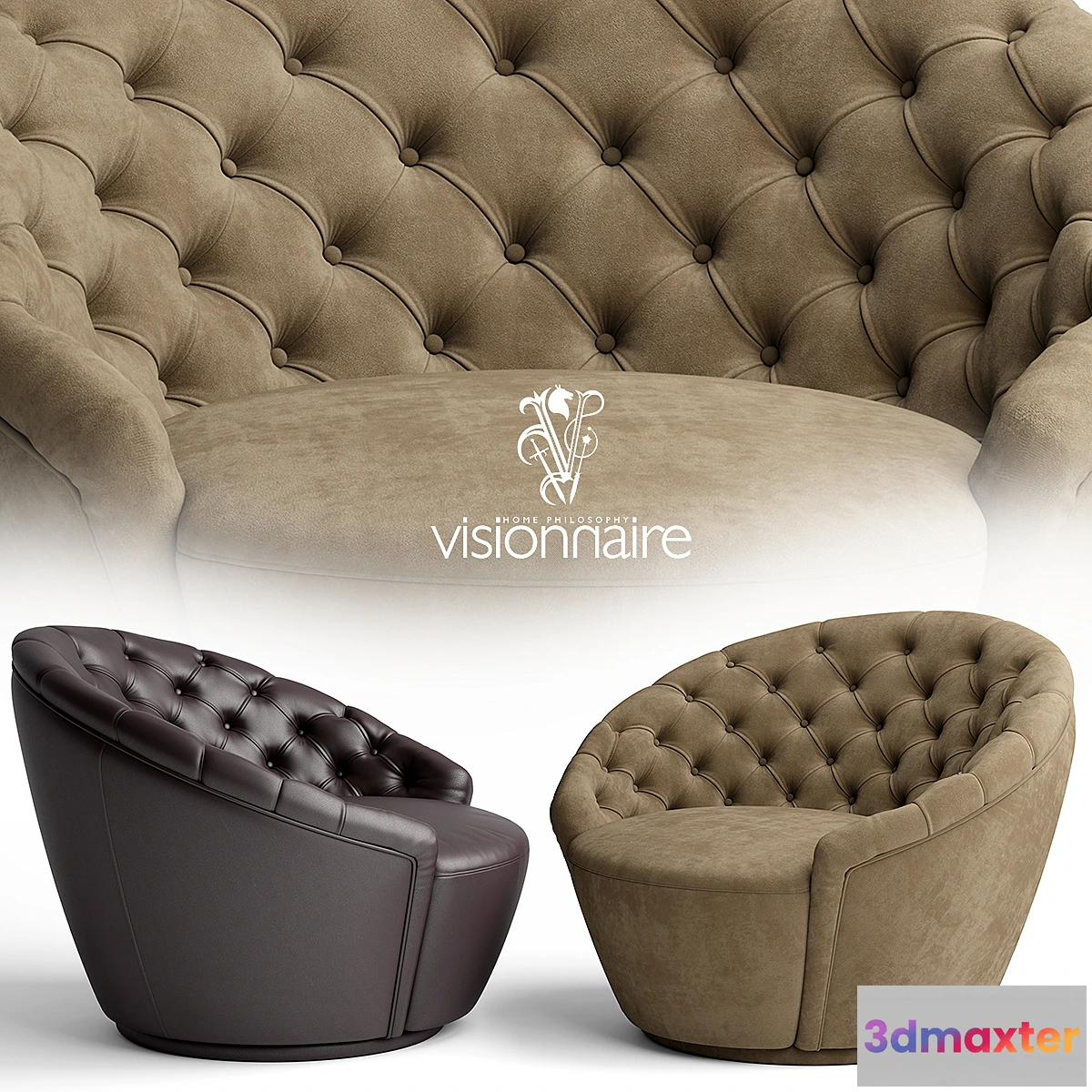 583370 - Armchair Agon Visionnaire