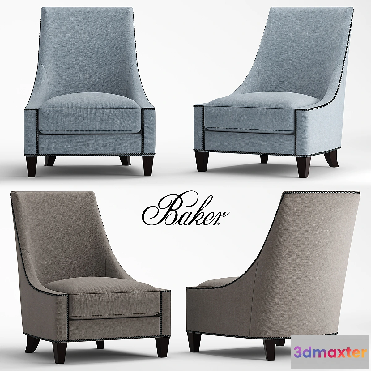 583952 - Armchair baker BEL AIR LOUNGE CHAIR