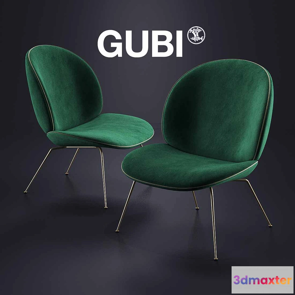 584258 - GUBI Beetle Lounge Chair