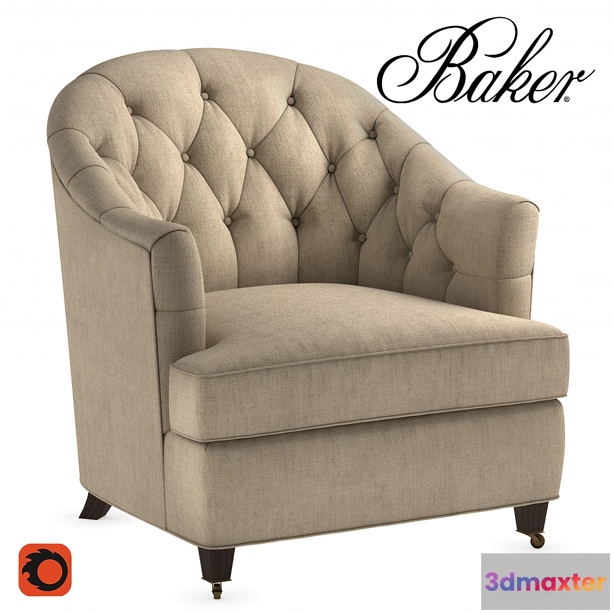584416 - Baker Windsor Lounge Chair