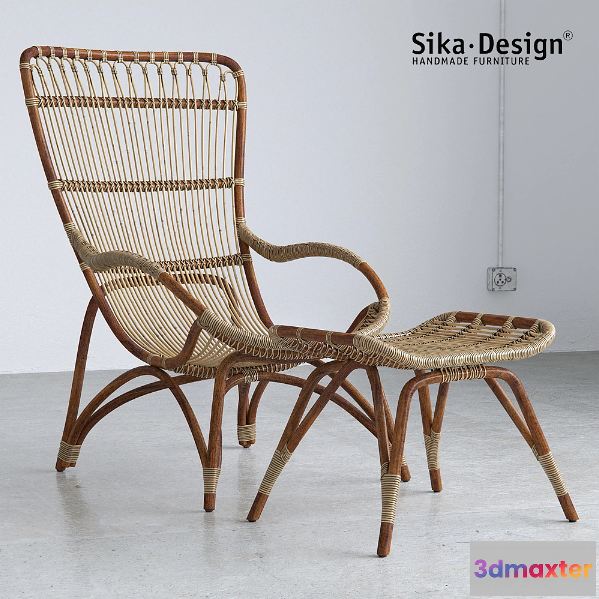 584510 - Sika Design Monet Chair and Footstool