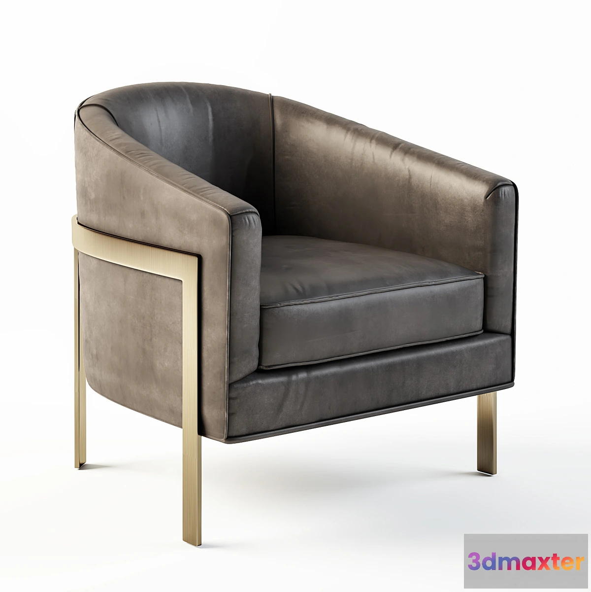 587266 - RH REGINALD LEATHER CHAIR