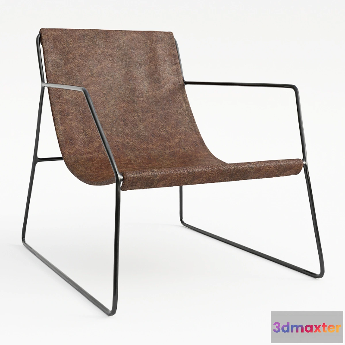 595249 - Leather Sling Chair