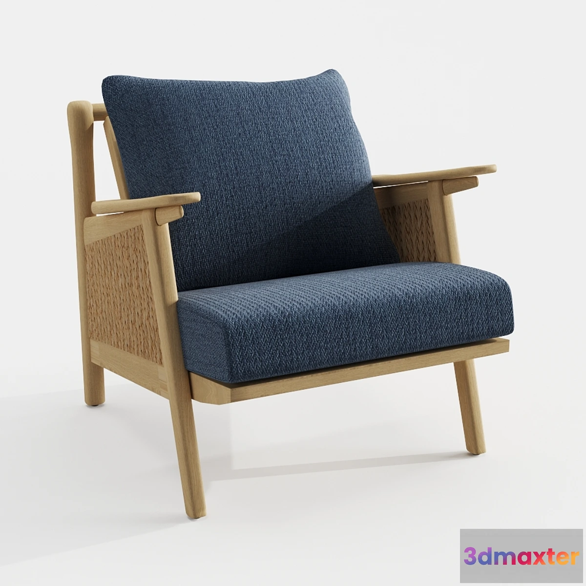 595421 - Linen Cane Chair - No.2