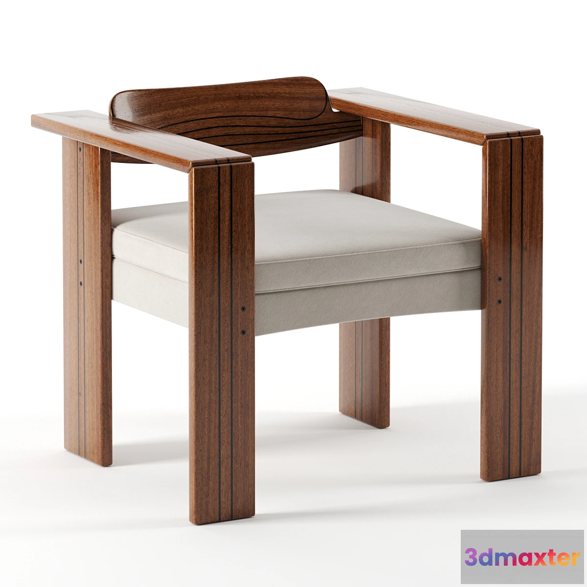 595687 - ARTONA ARMCHAIR BY AFRA & TOBIA SCARPA