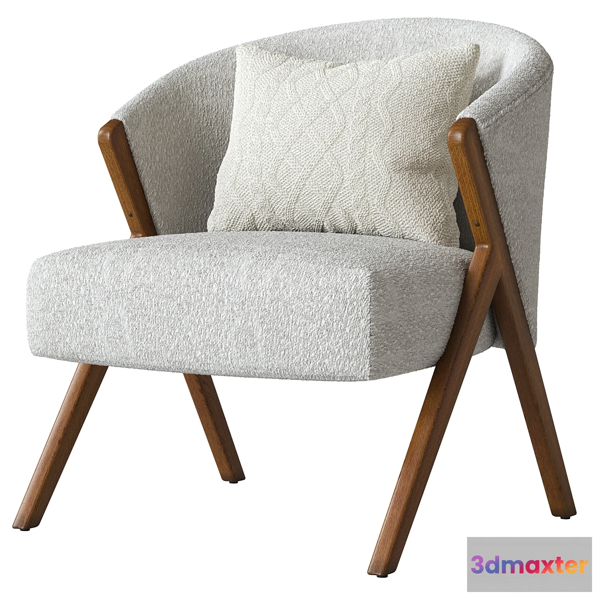 595801 - UPHOLSTERED BOUCLÉ ARMCHAIR ZARA HOME