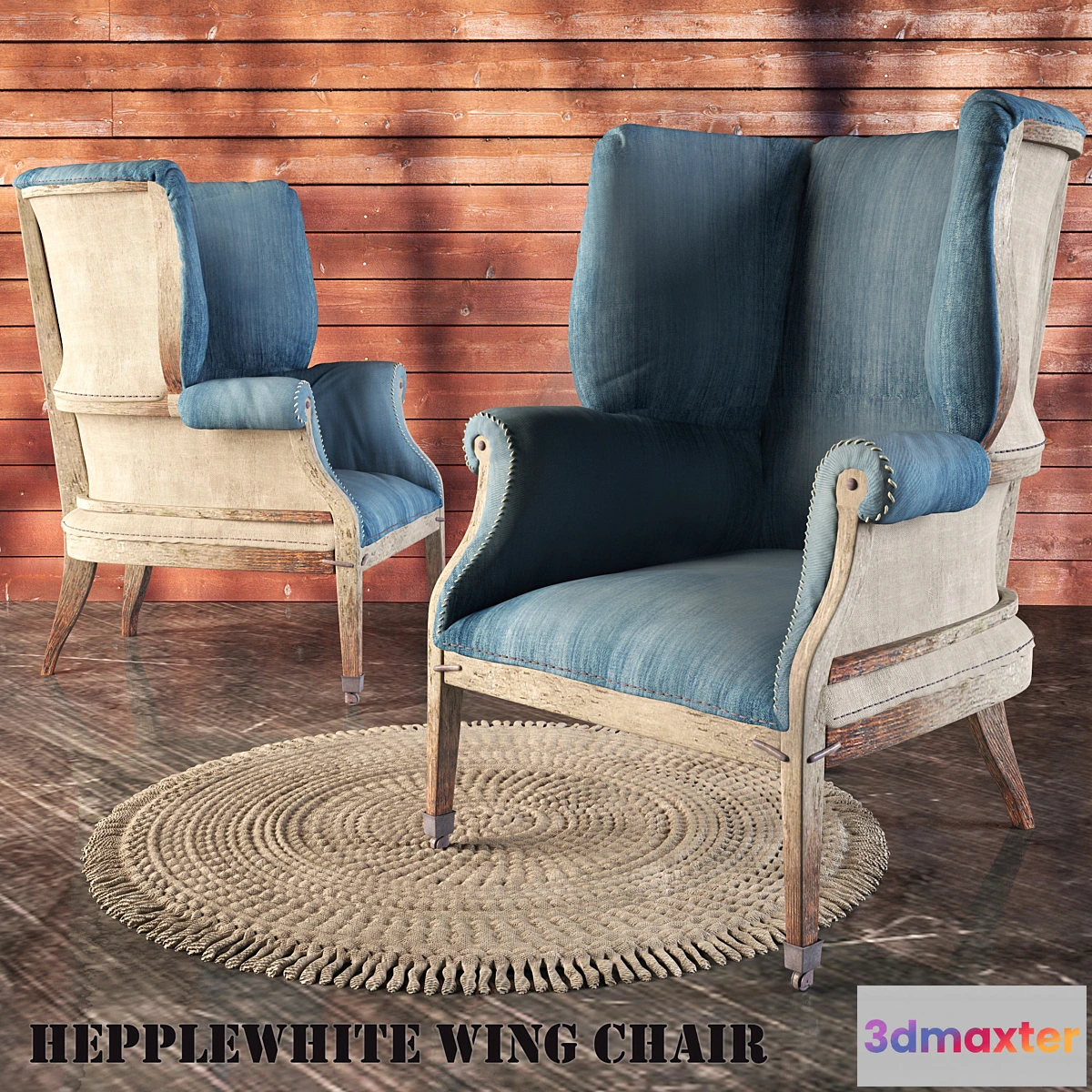 596101 - HEPPLEWHITE WING CHAIR