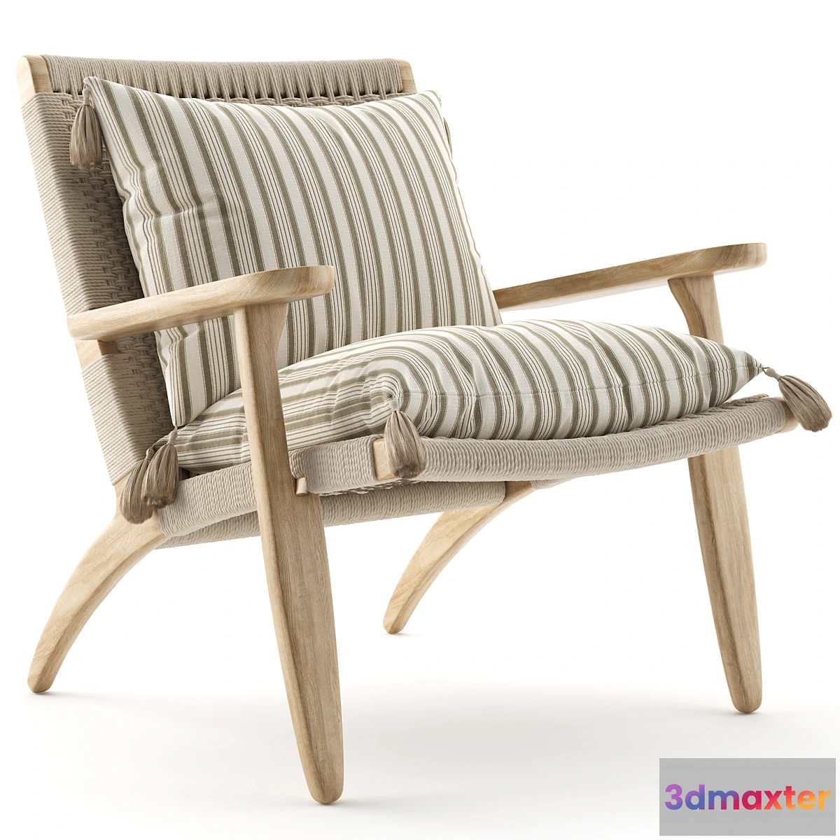 596209 - Cable Lounge Armchair Natural