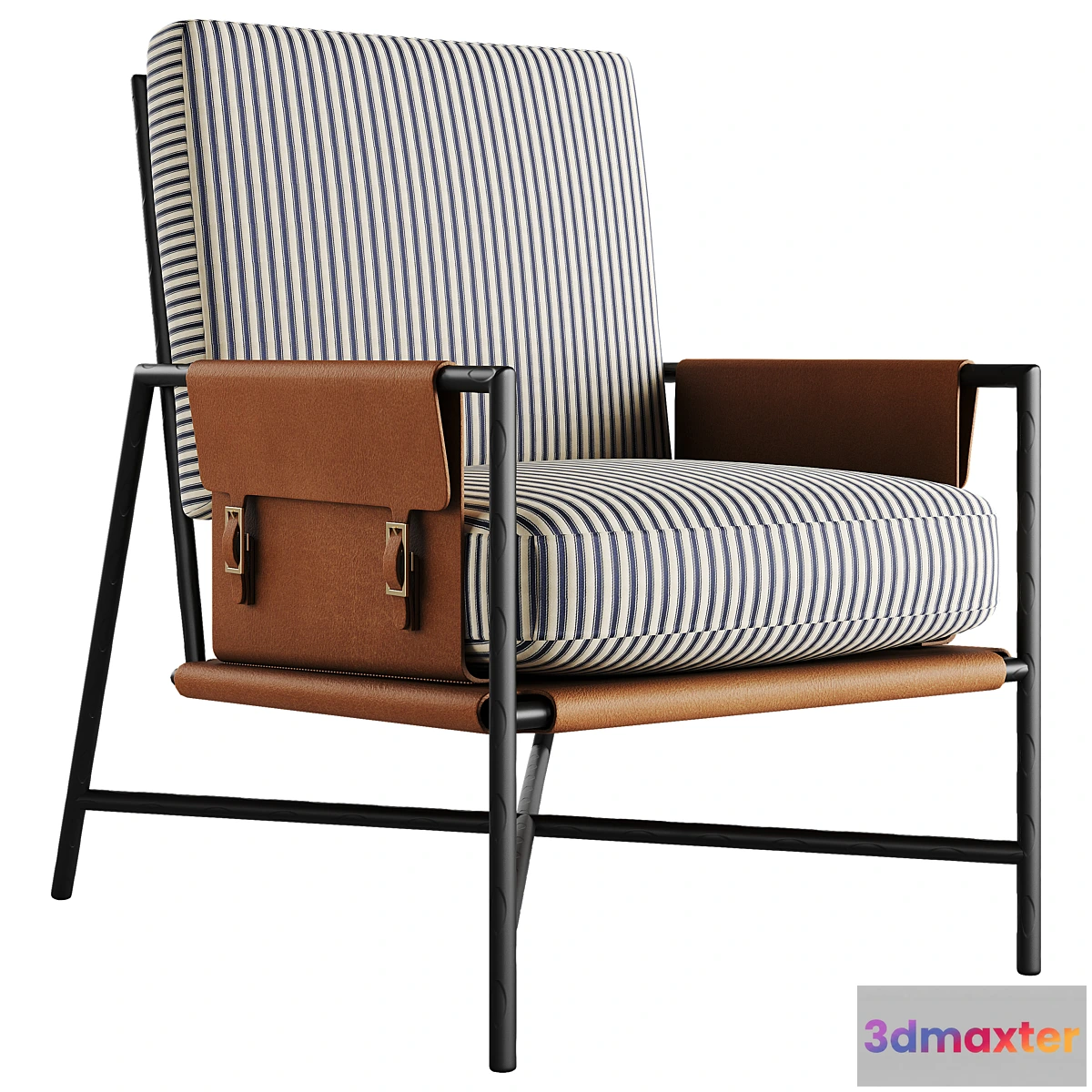 596409 - LEE L1798-01 Leather Chair