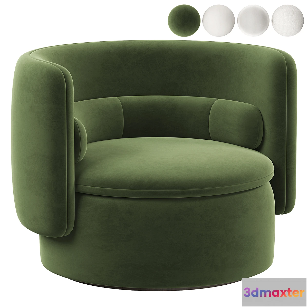 596707 - Group armchair with fixed base By SCP