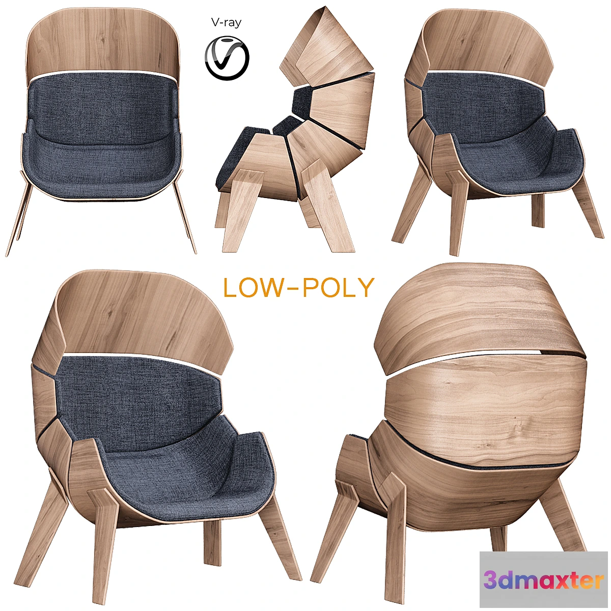 596969 - Hideaway Chair (low poly)