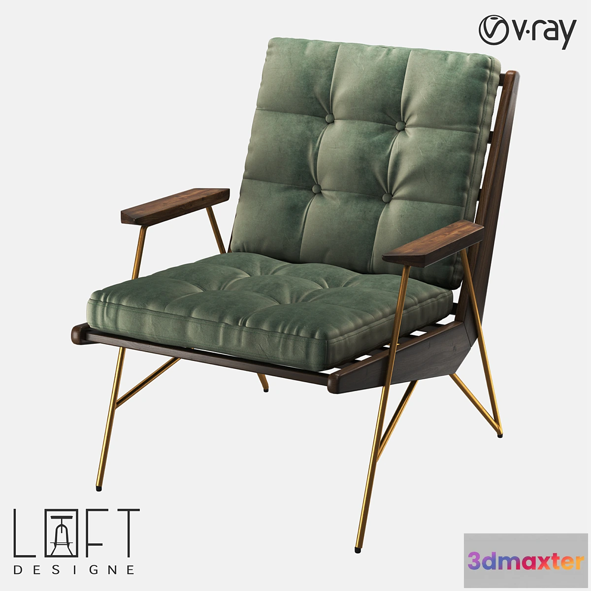 597095 - Armchair Loft Designe 30808 model