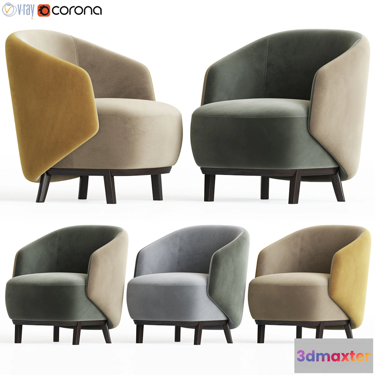 597121 - Concha armchair
