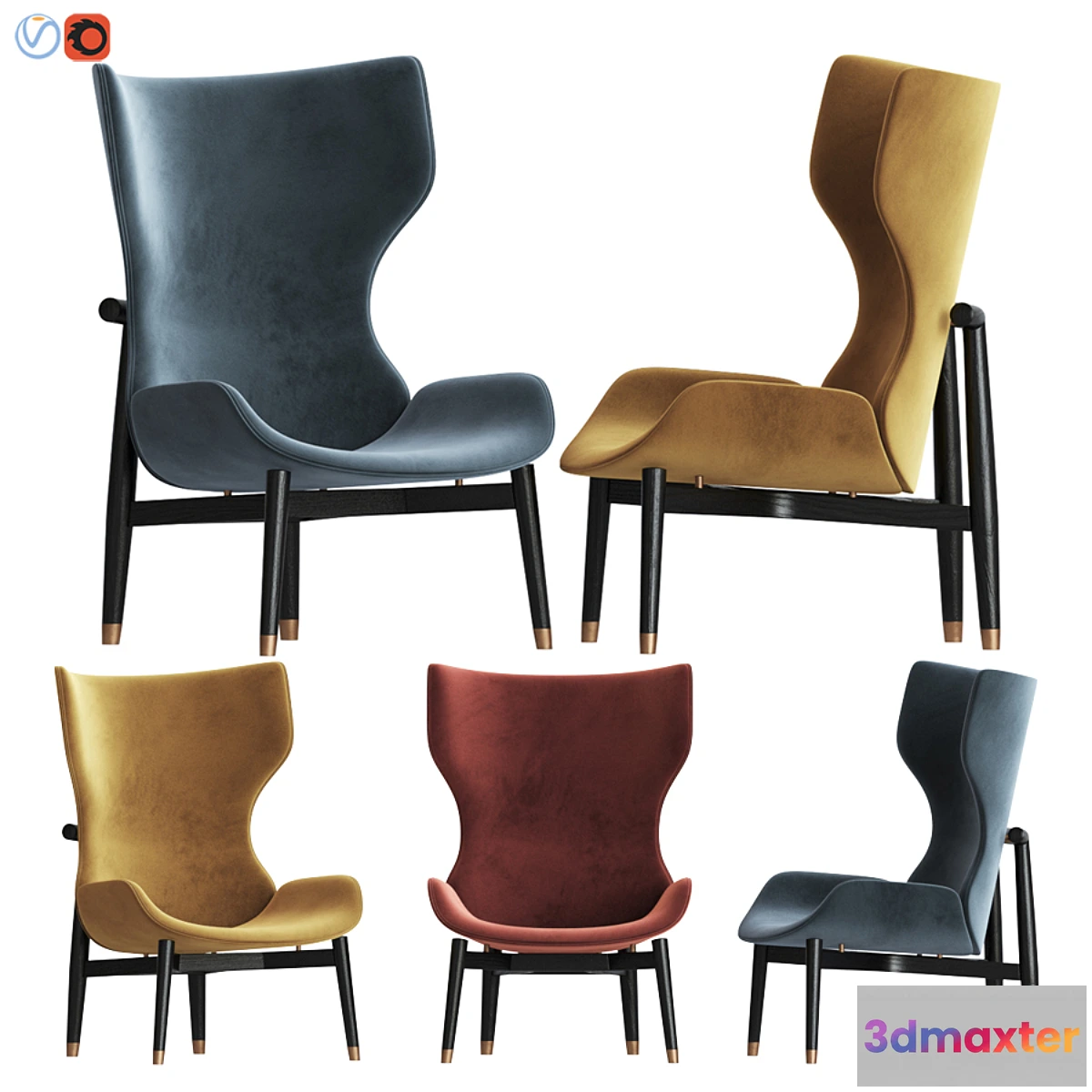 597193 - Jorgen Armchair Baxter