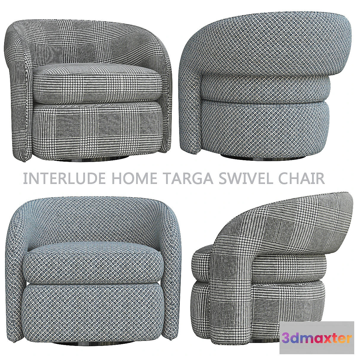 597283 - Interlude Home Targa Swivel Chair
