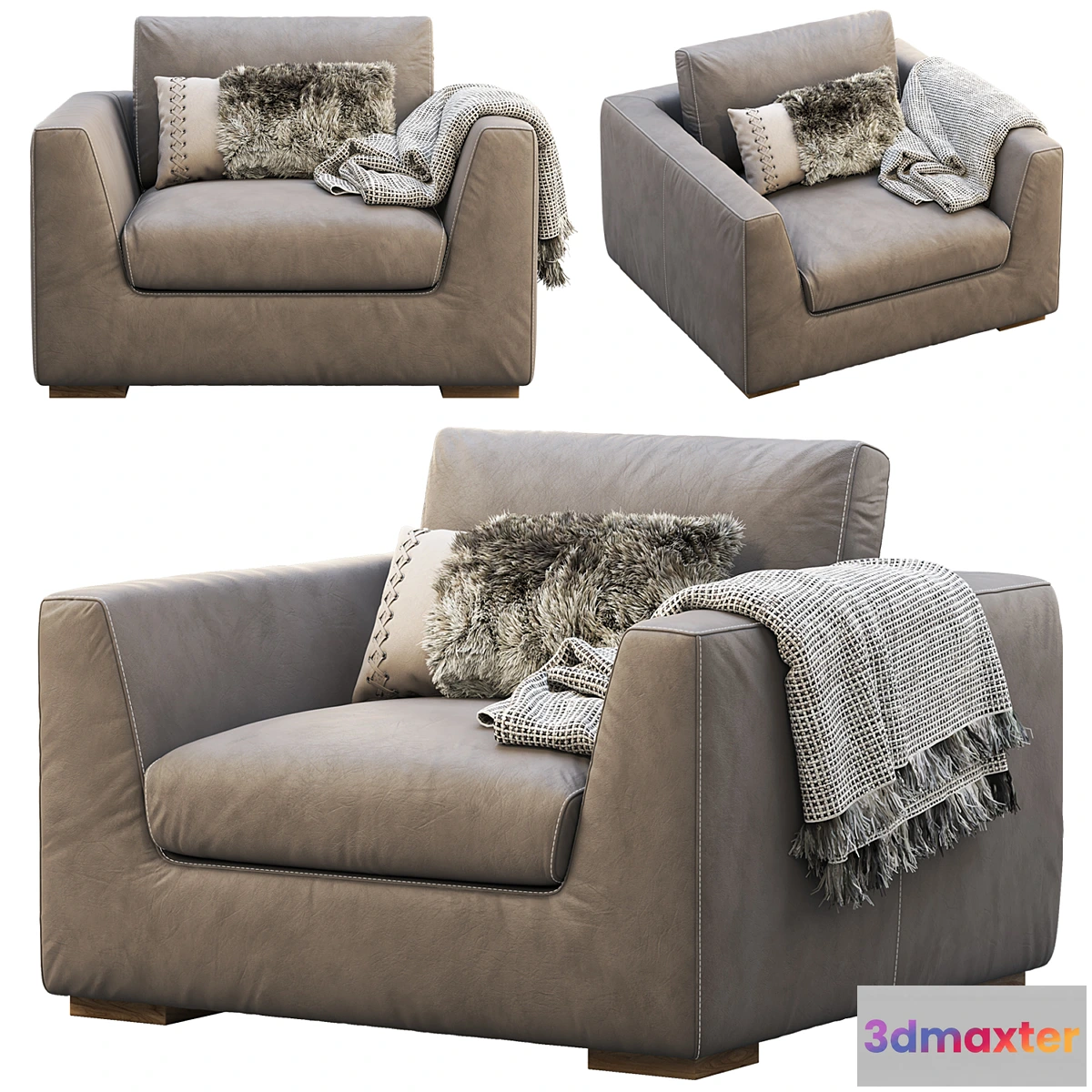 597335 - RH Modena Taper Arm Chair