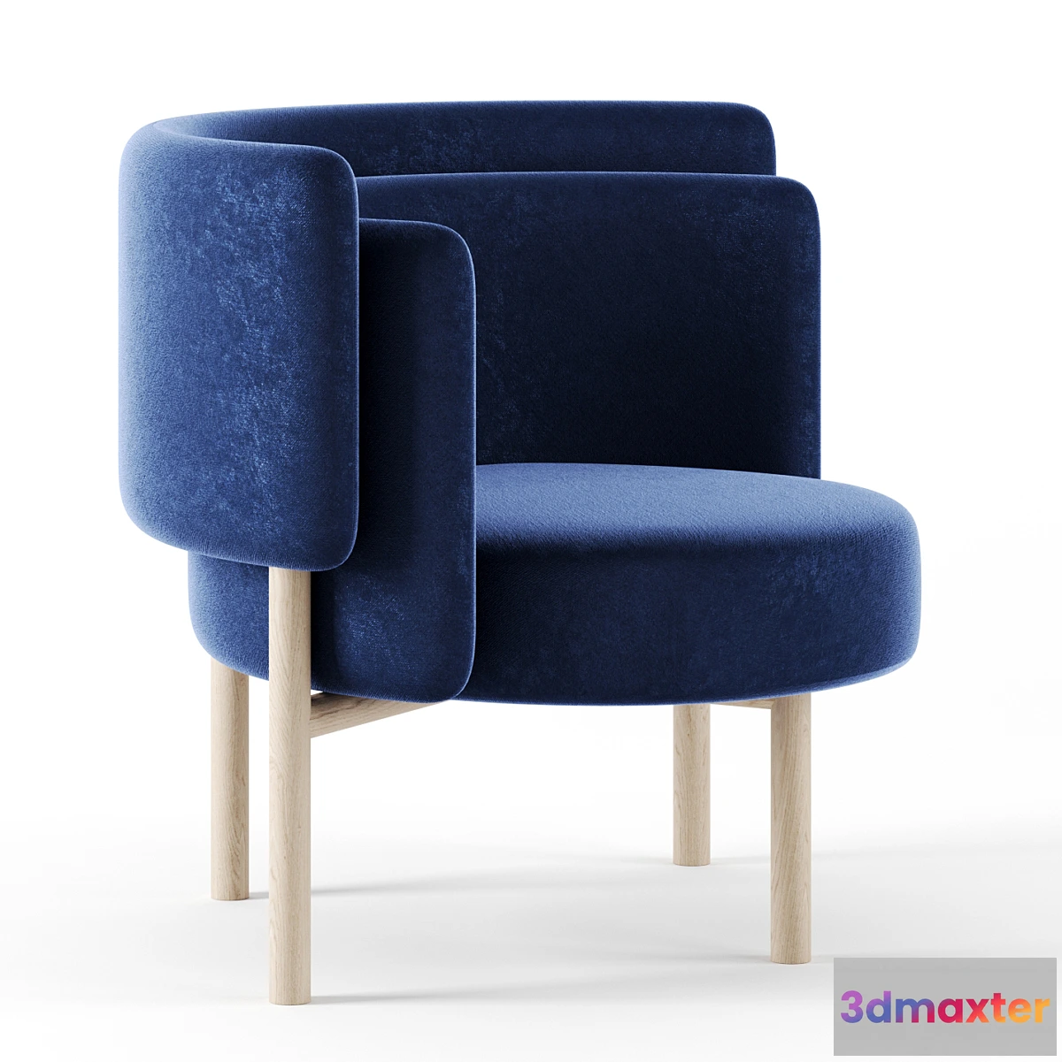 597735 - Layered Back Lounge Chair