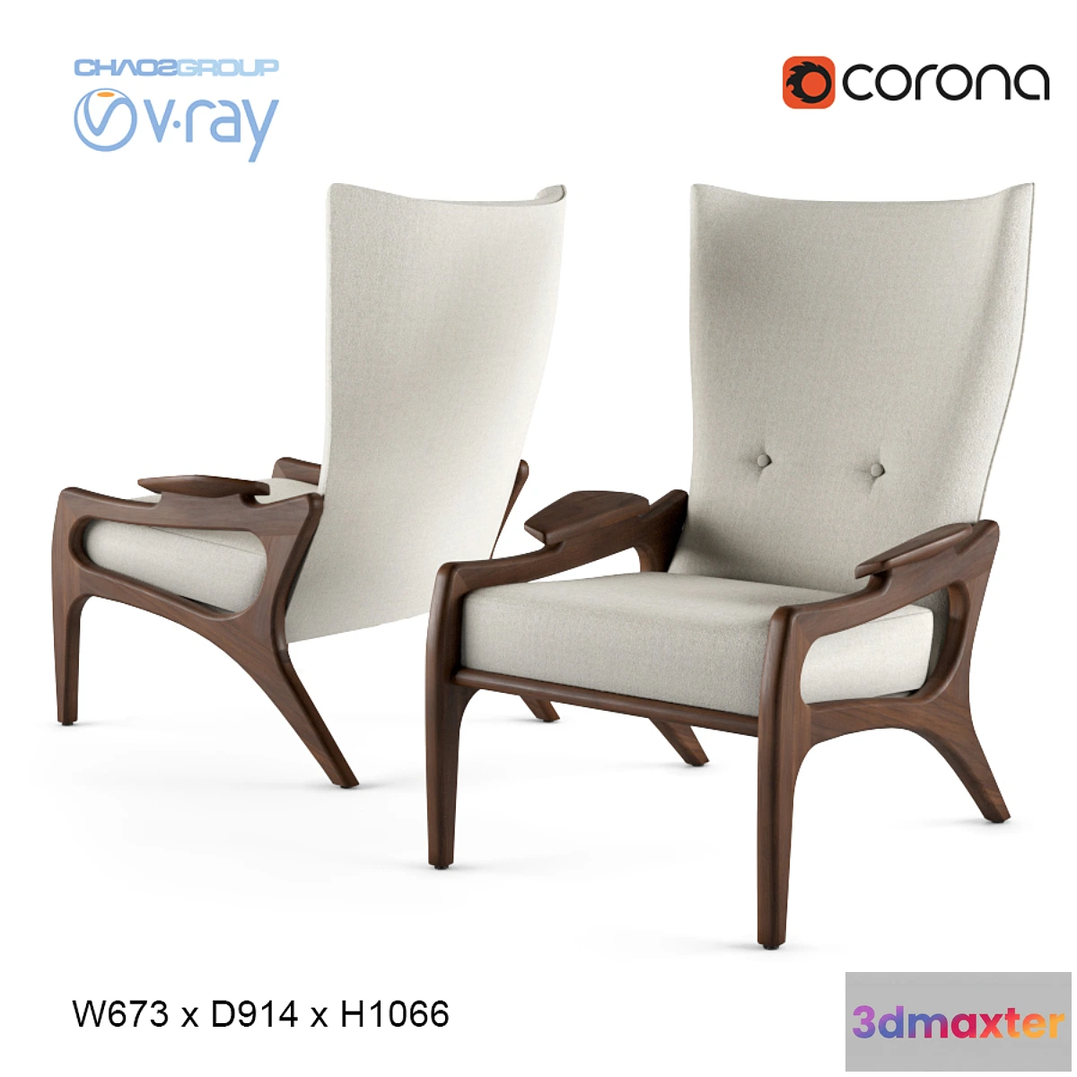 597785 - Craft Associates HighBack Chairs - 1604