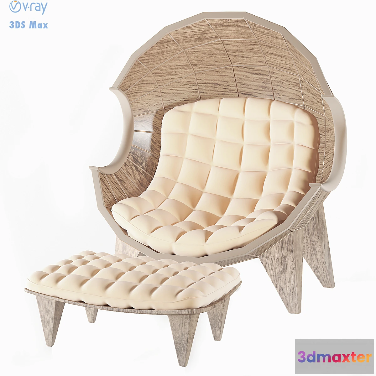 598353 - chair Stylishly Segmented Seating