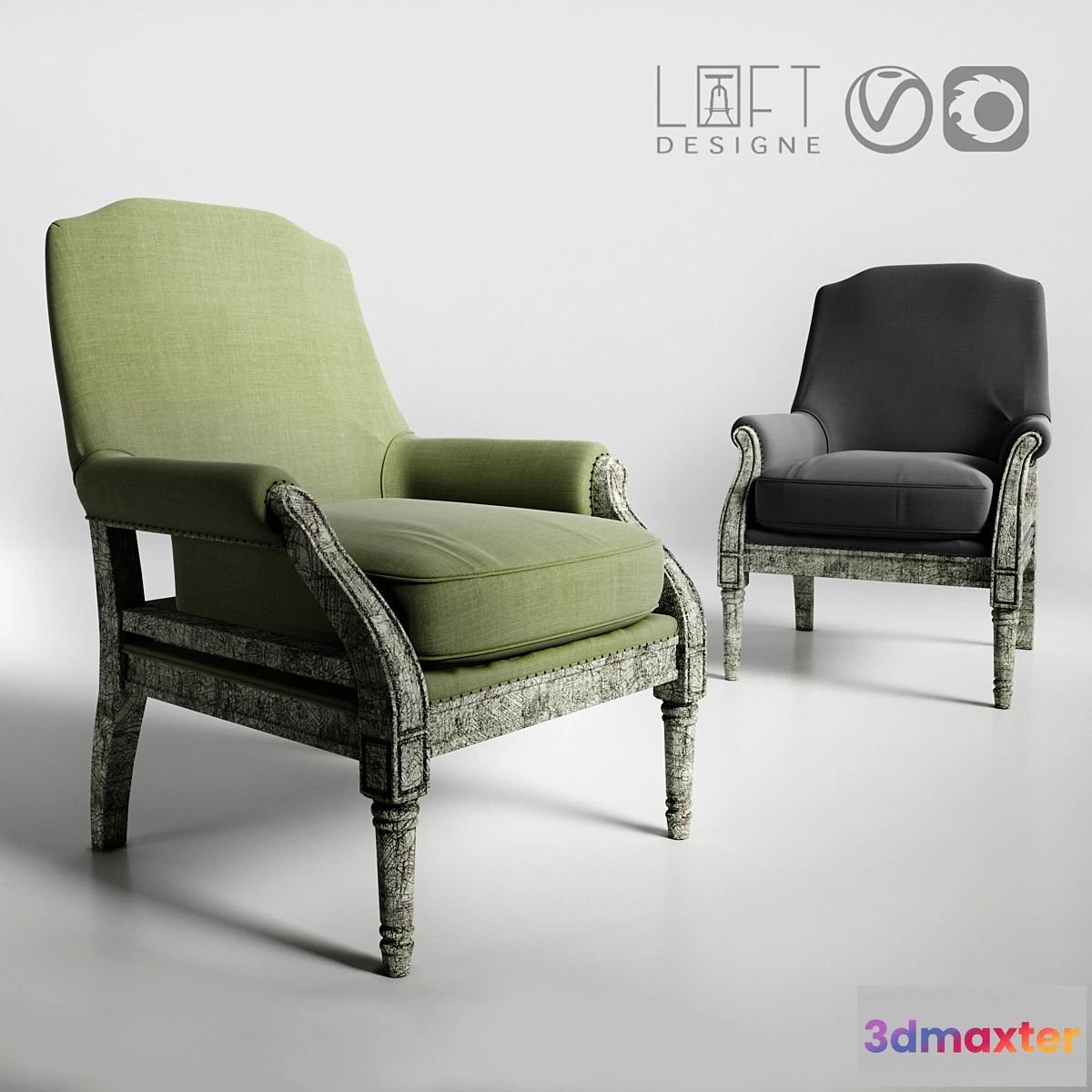598635 - Armchair Loftdesigne model 155
