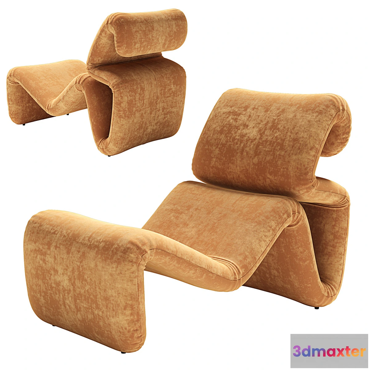 598767 - Olivier Mourgue Ribbon Chair