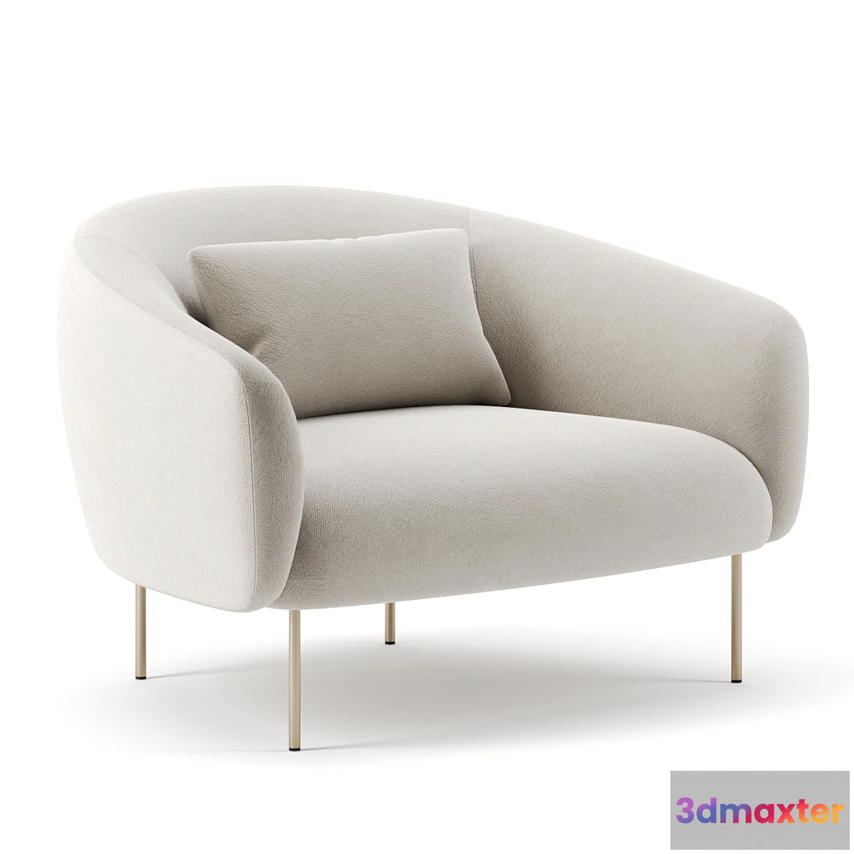 605431 - Roma lounge chair by Tacchini