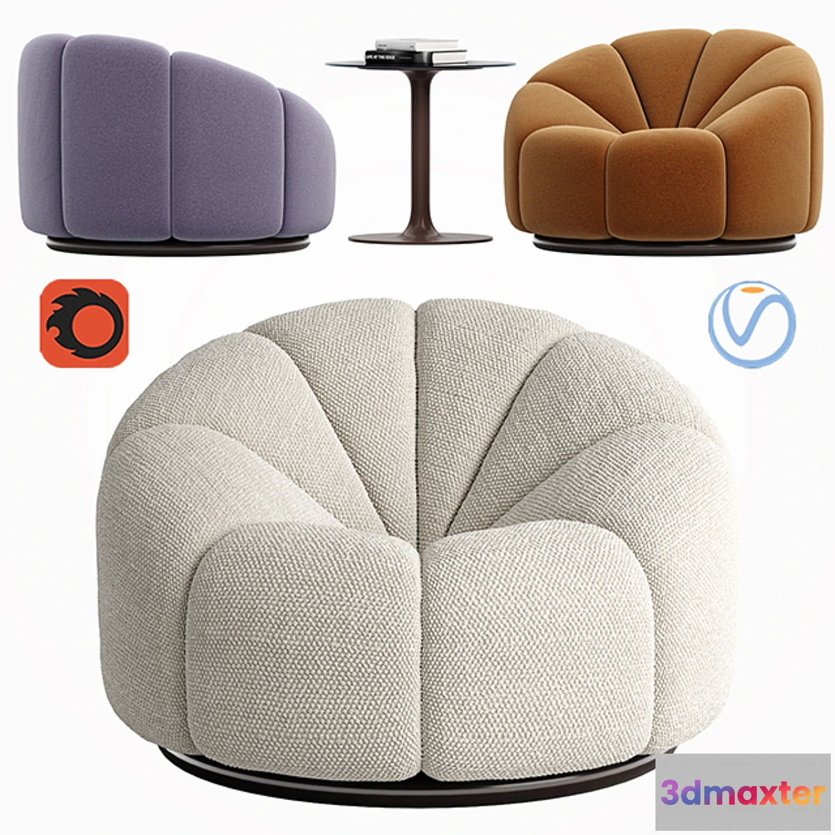 622103 - Pierre Paulin Fauteuil Alpha