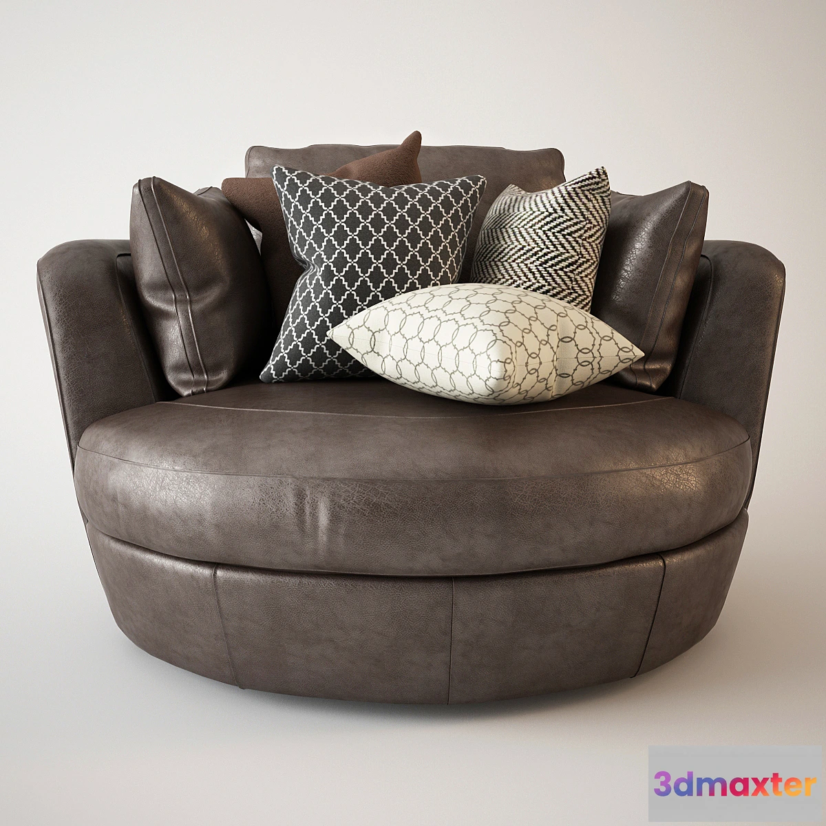 642899 - Snuggle Swivel Chair Leather