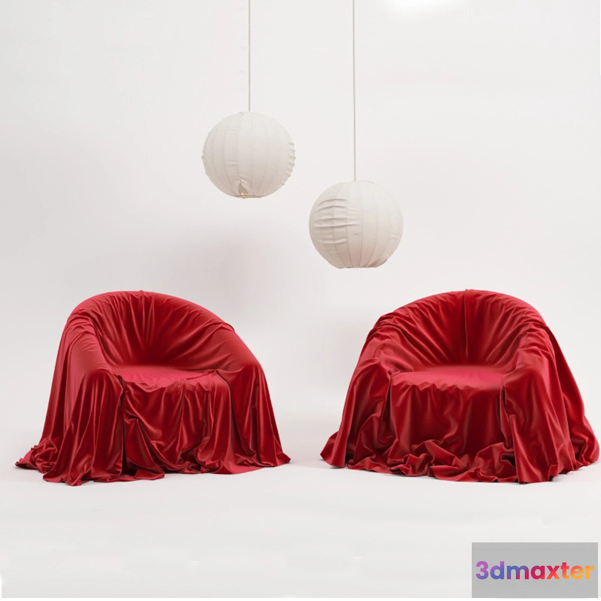 645485 - Armchair & Lamp