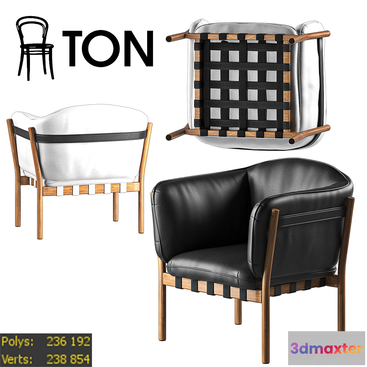 649687 - Dowel by Ton leather