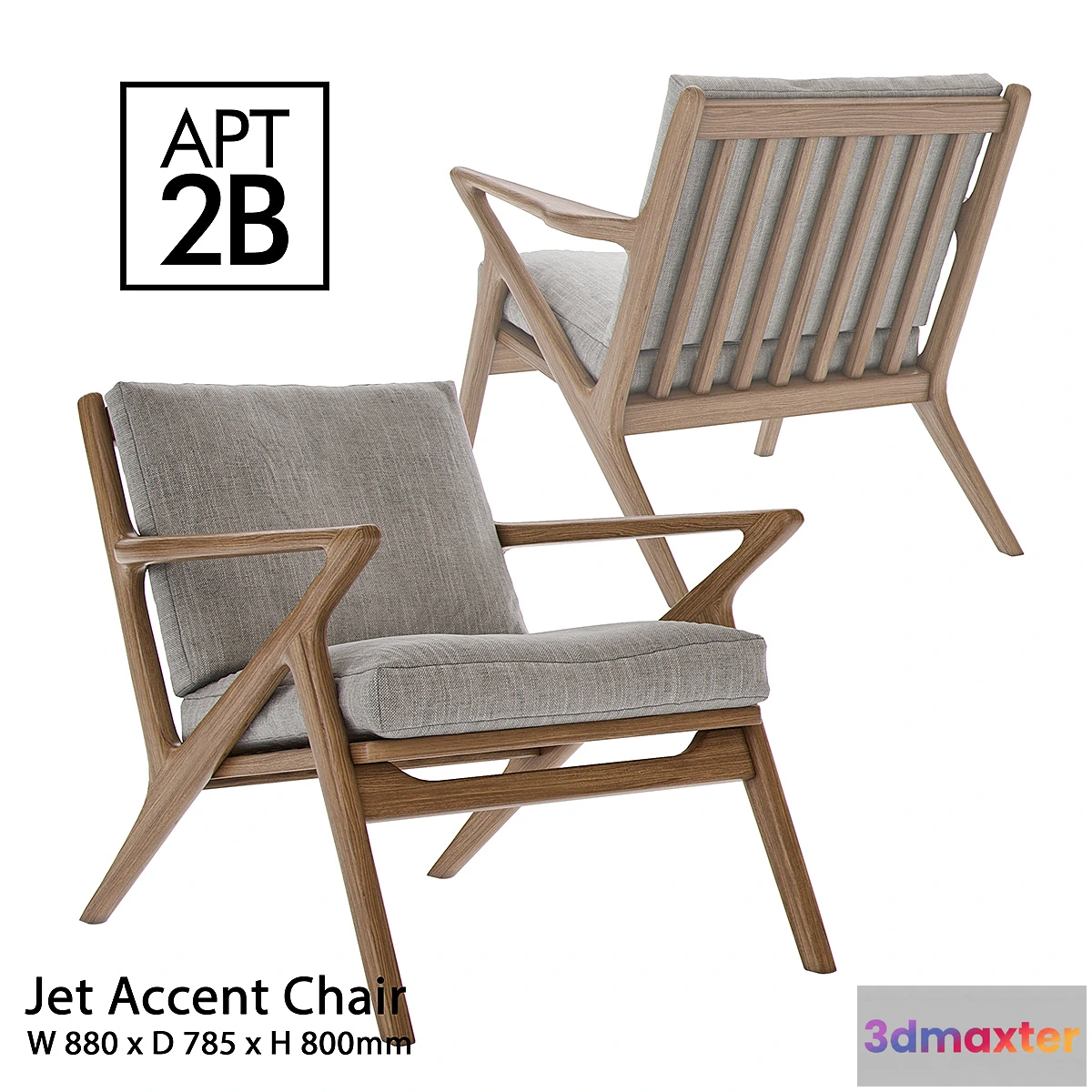 653051 - Apt2B - Jet Accent Chair - No.2