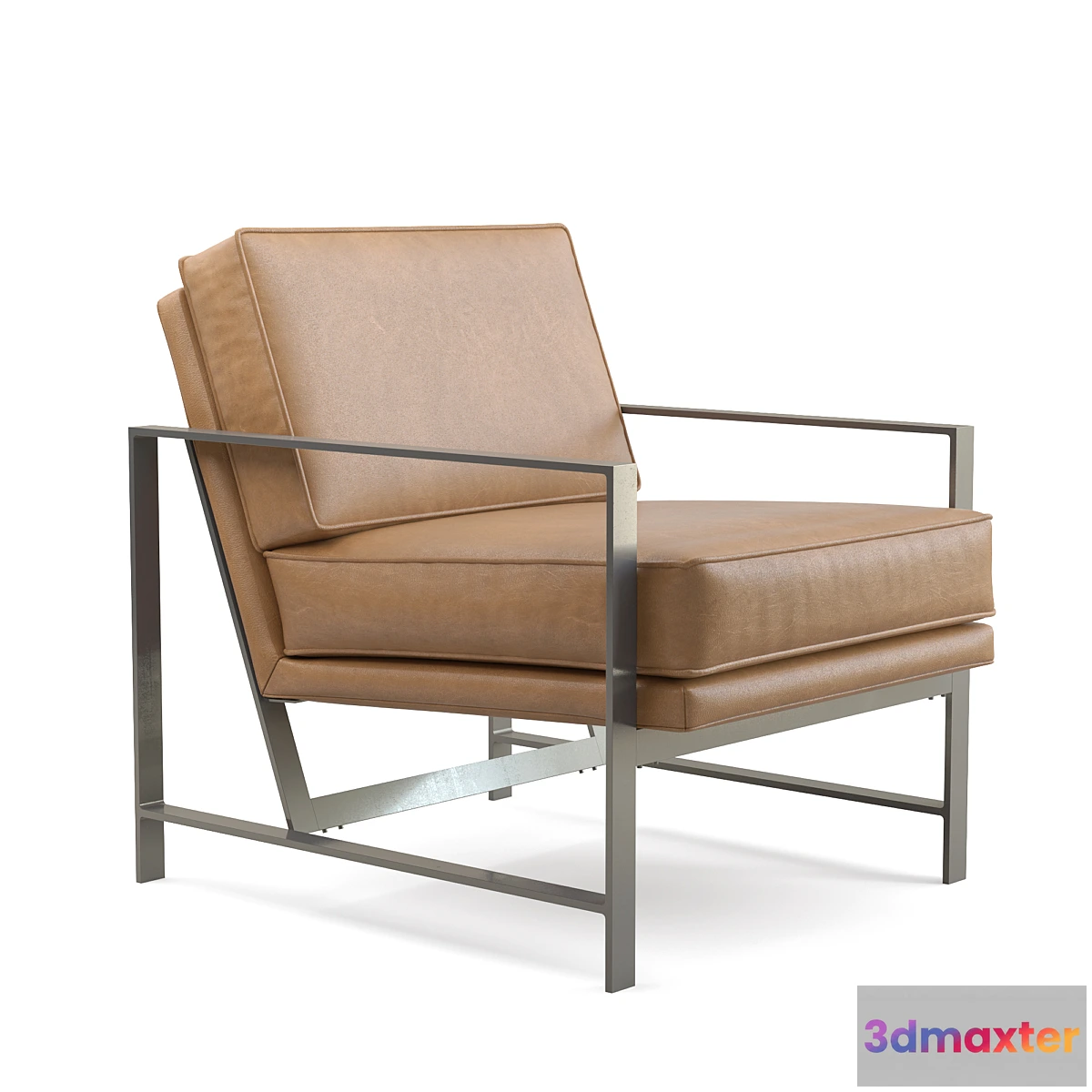 654863 - West Elm Metal Frame Chair (New)