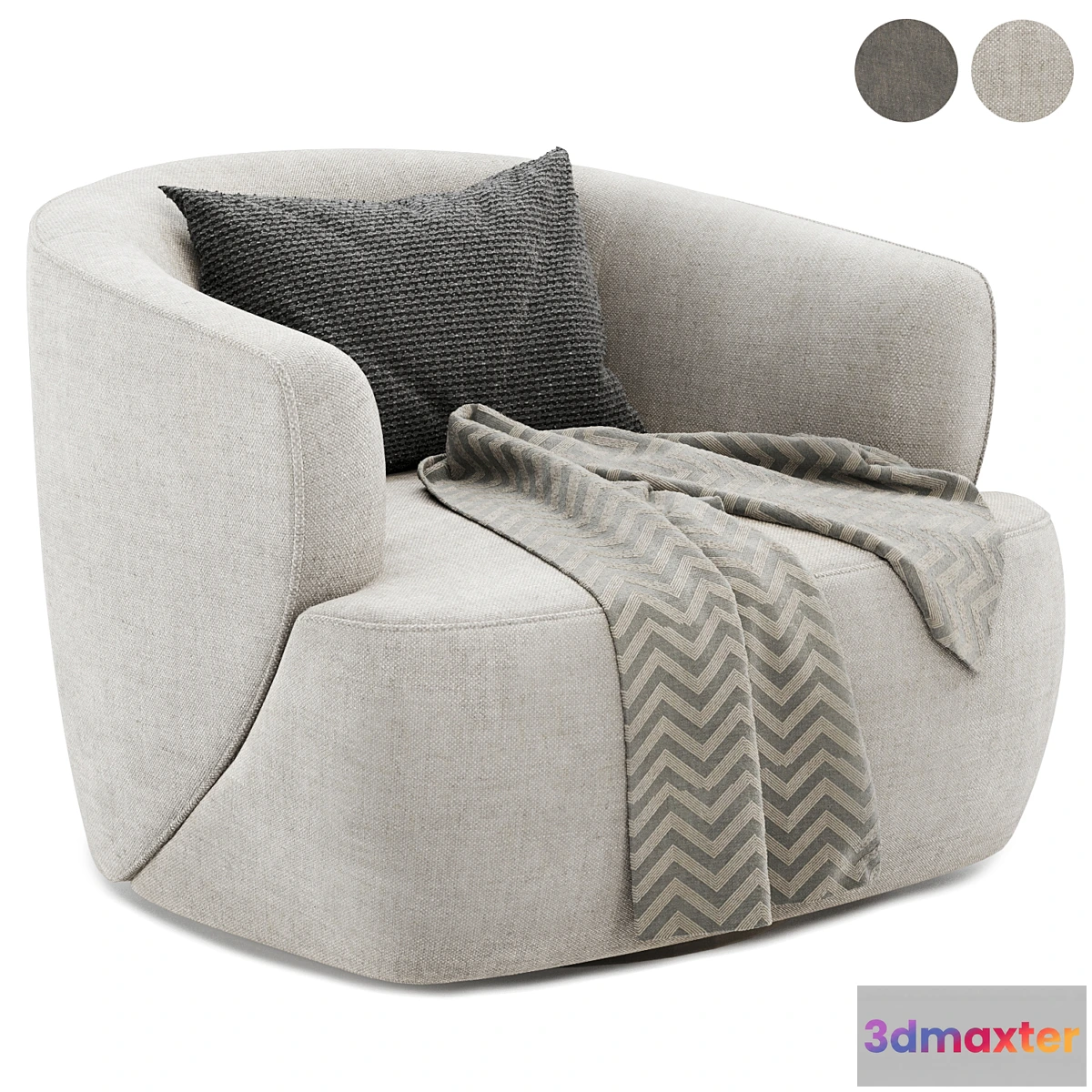 676223 - Pelton Swivel armChair