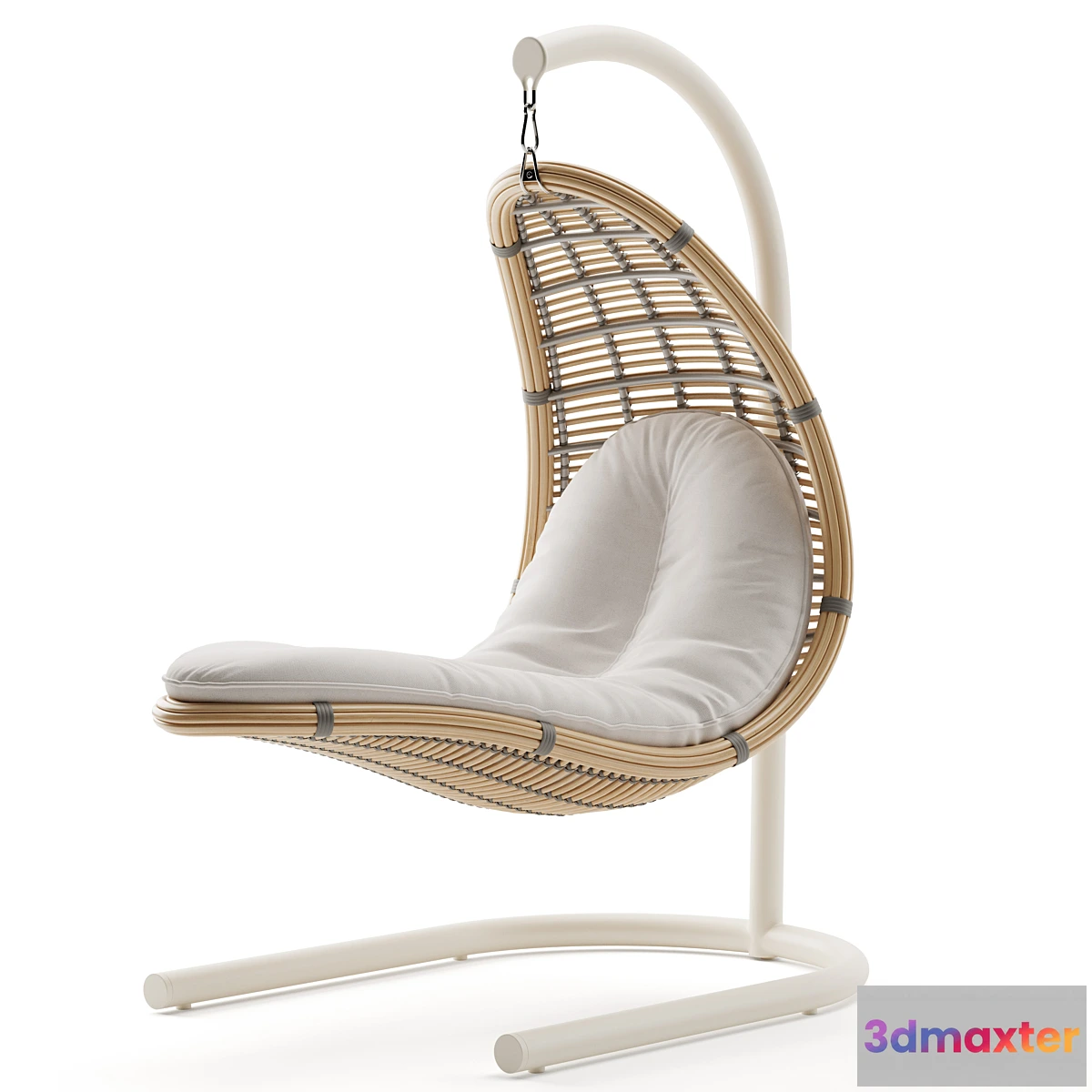 676297 - Outdoor garden wicker rattan hanging chair Christy