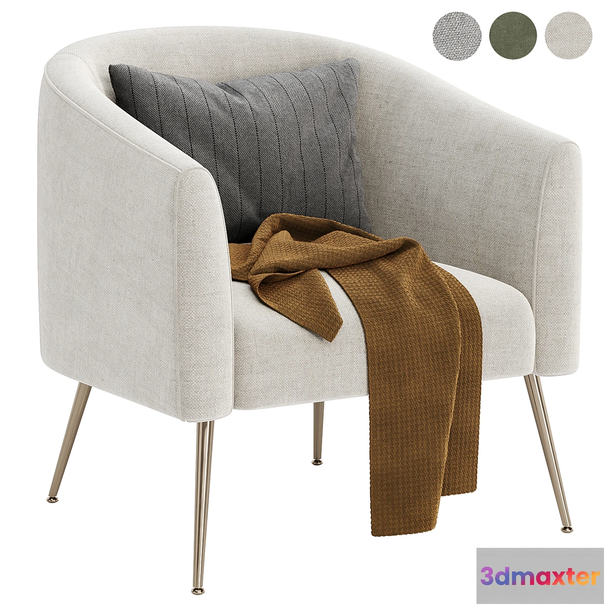 676603 - Chynia Upholstered Barrel Chair